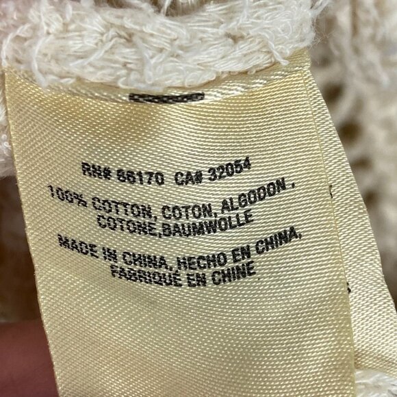 Anthropologie Akemi + Kin Sable Pointelle Sweater Bohemian Knit Size XS Pullover - Picture 7 of 11